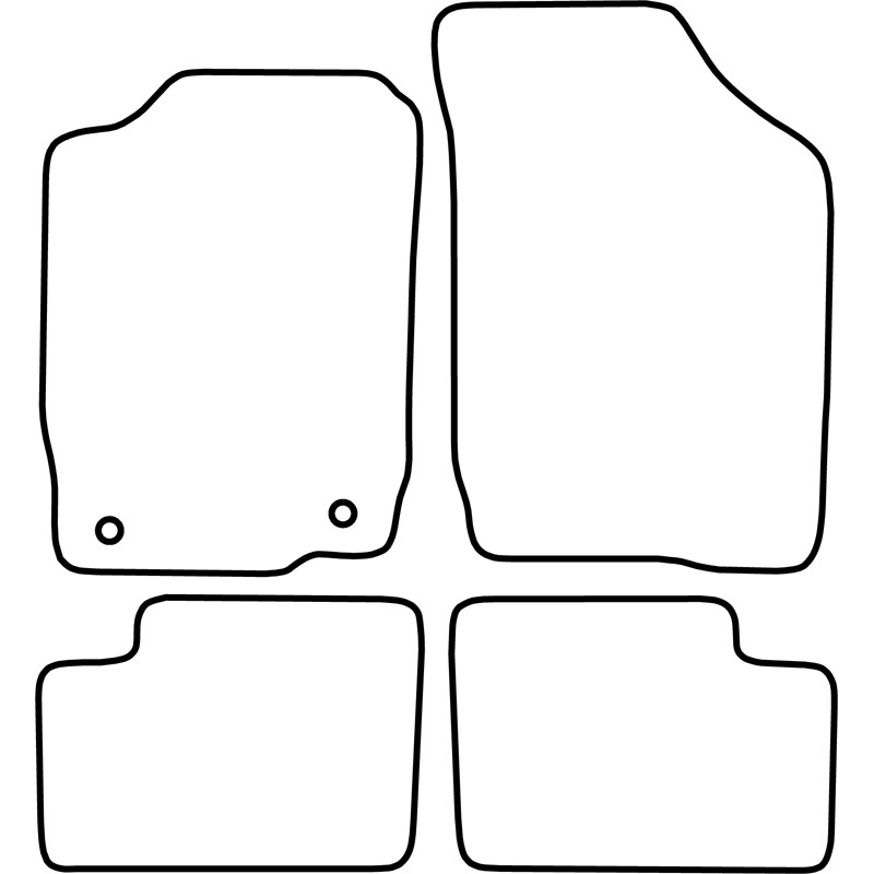 Automatten Velours  Daihatsu YRV 2001-2007