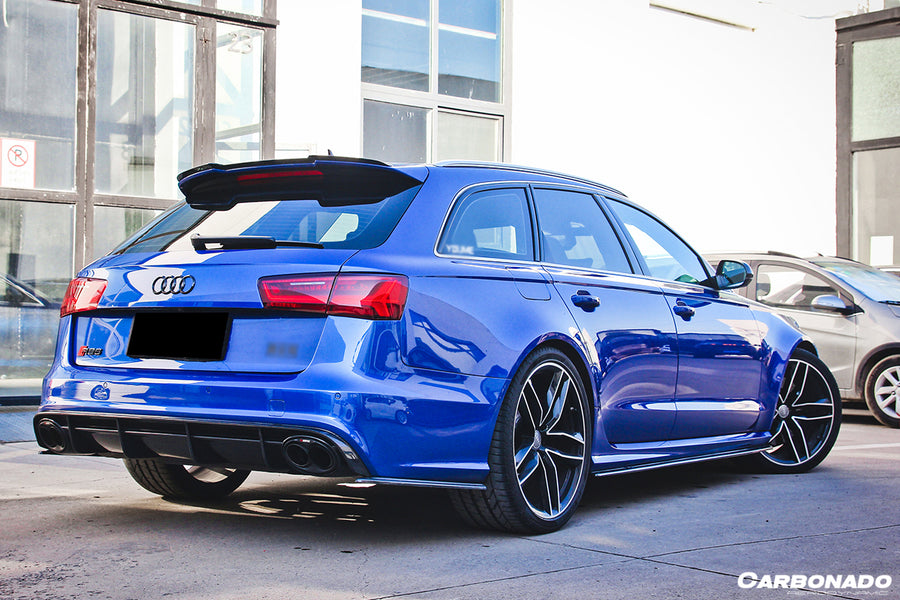Audi RS6 Avant BS Style Carbon Fiber Zijskirts 2013-2018
