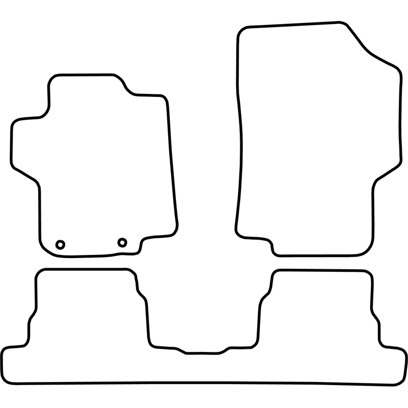 Automatten Peugeot 1007 05-