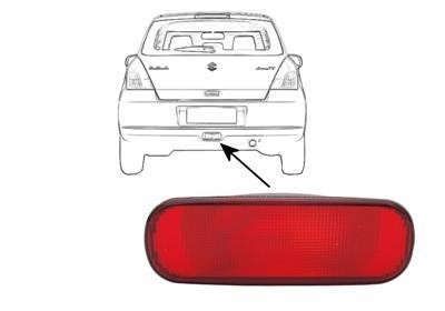 mistachterlicht Suzuki Swift, 2010 -