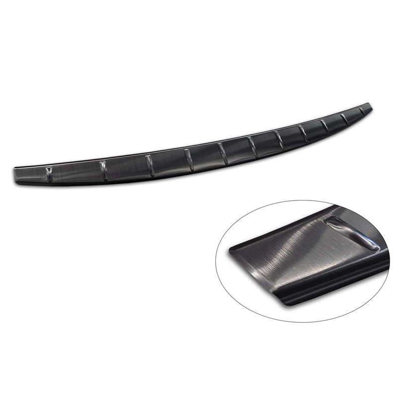 Zwart RVS Achterbumperprotector  Volvo EX30 2023- 'Ribs'