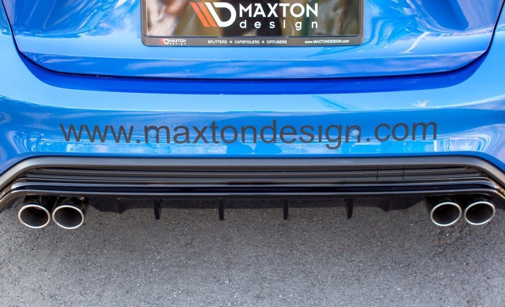 Diffuser Ford Focus MK4 ST-Line Glans Zwart
