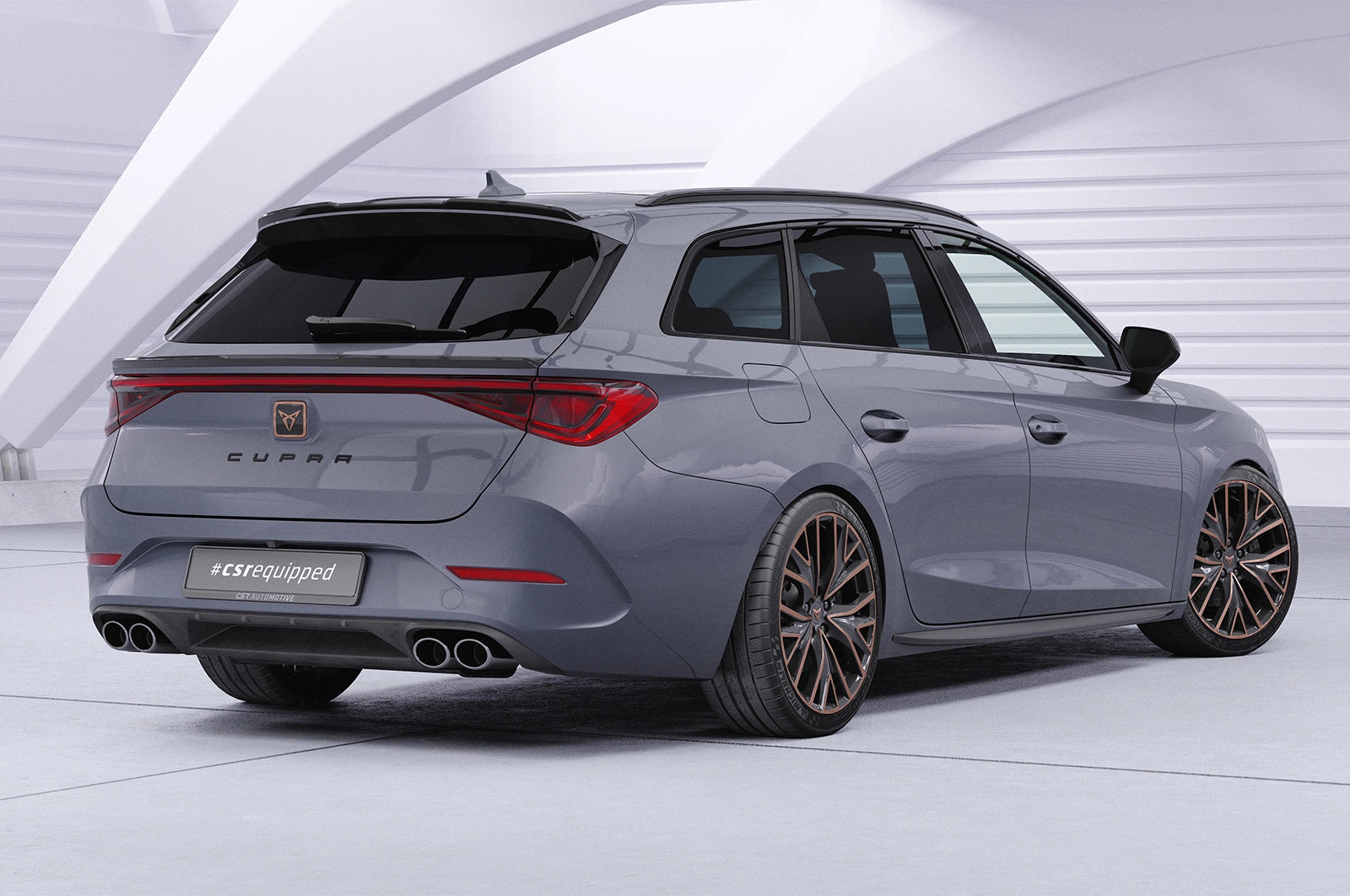 Achterspoiler Seat / Cupra Leon 4 (Typ KL) ST glans zwart