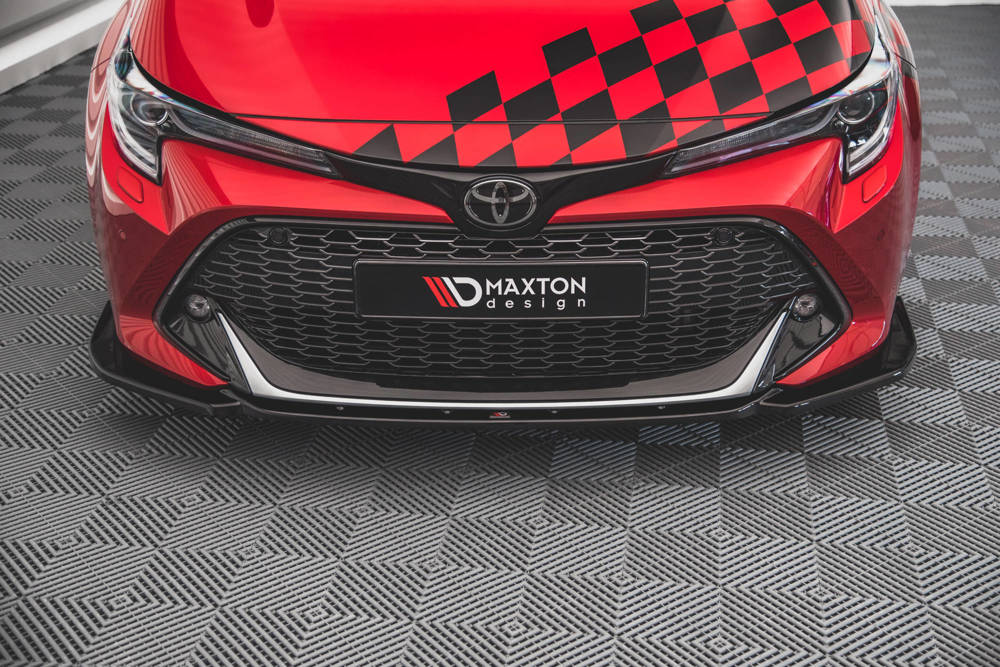 Voorspoiler Toyota Collora GR Sport Hatchback XII Maxton Glans Zwart