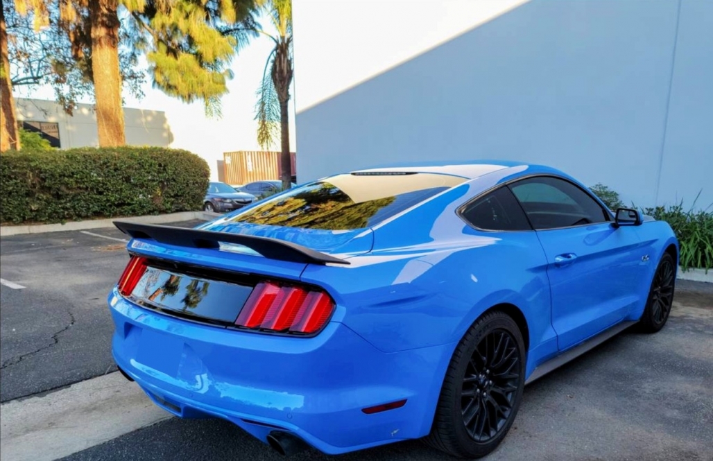 Spoiler Ford Mustang Mk6 (2015-2020) GT500 Design Matte Black