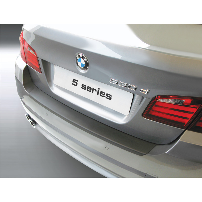 ABS Achterbumper beschermlijst  BMW 5-Serie F10 Sedan 2010-2016 Zwart
