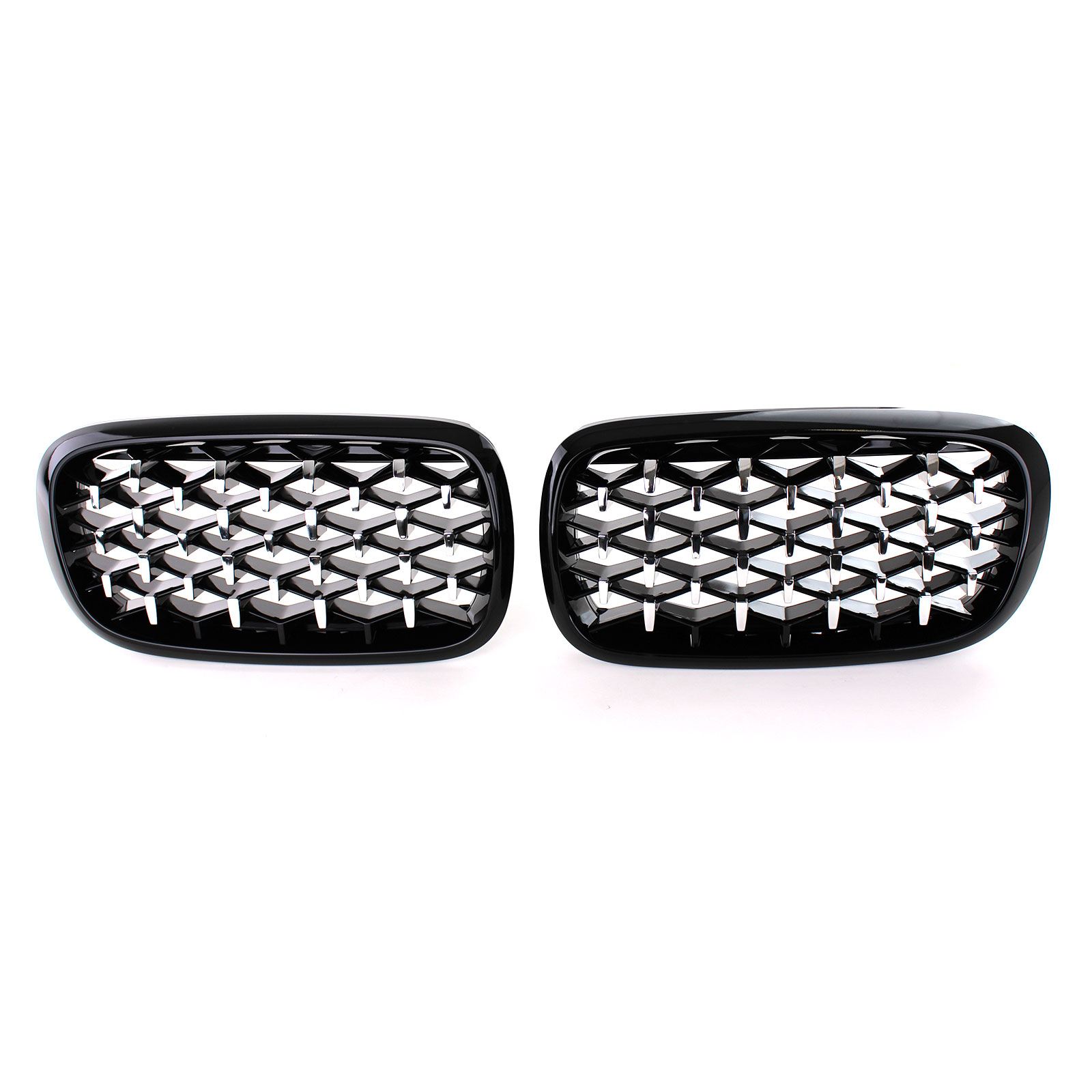 Grills BMW X5 F15 X6 F16 2013-2018 Exclusive Glanzend zwart/chroom