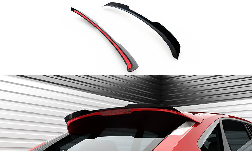 Spoiler Cap Ford Focus ST Mk2 FL Glanzend Zwart