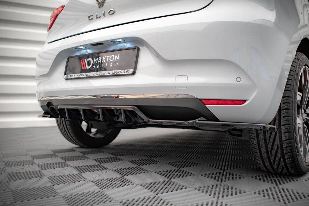 Diffuser Renault Clio Mk5 Maxton Glans Zwart