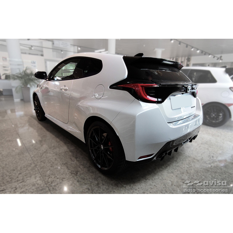 RVS Achterbumperprotector  Toyota Yaris IV 'GR' 2020- 'Ribs'