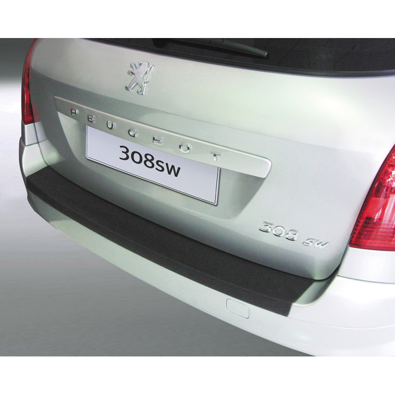 ABS Achterbumper beschermlijst  Peugeot 308 SW 08-13 Zwart