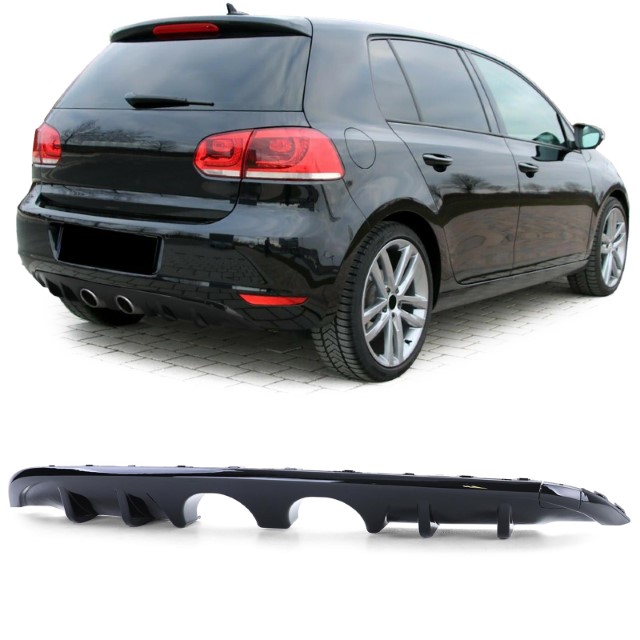 Achterskirt VW Golf VI in -R-LOOK-, ABS