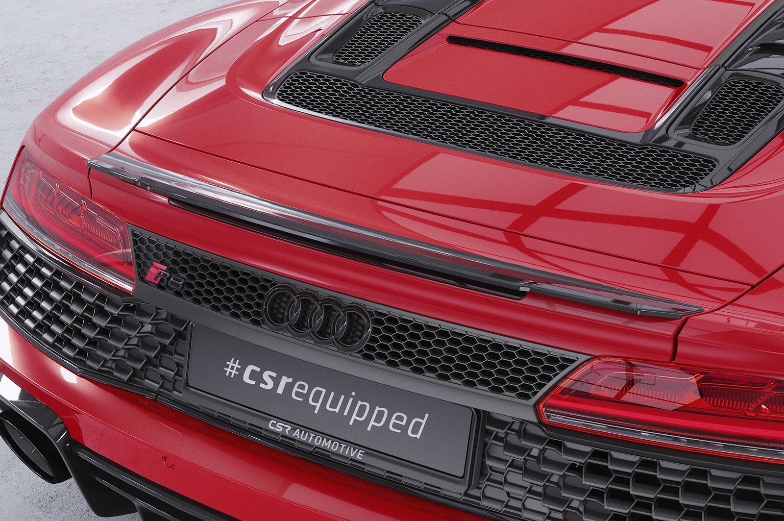 Achterspoiler Audi R8 (4S) Spyder (2015–heden) Glans Zwart – CSR Automotive