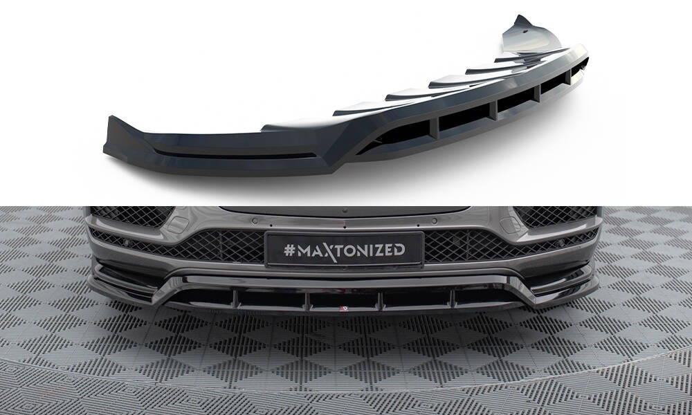 Voorspoiler Bentley Bentayga Glans Zwart Maxton