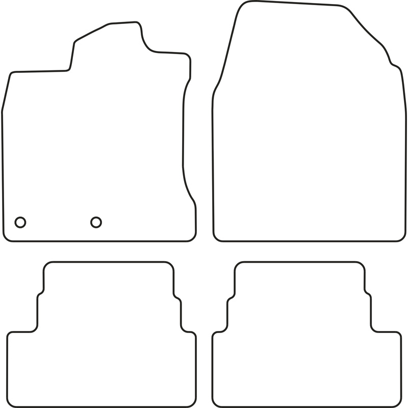 Automatten Nissan Qashqai 2/07-