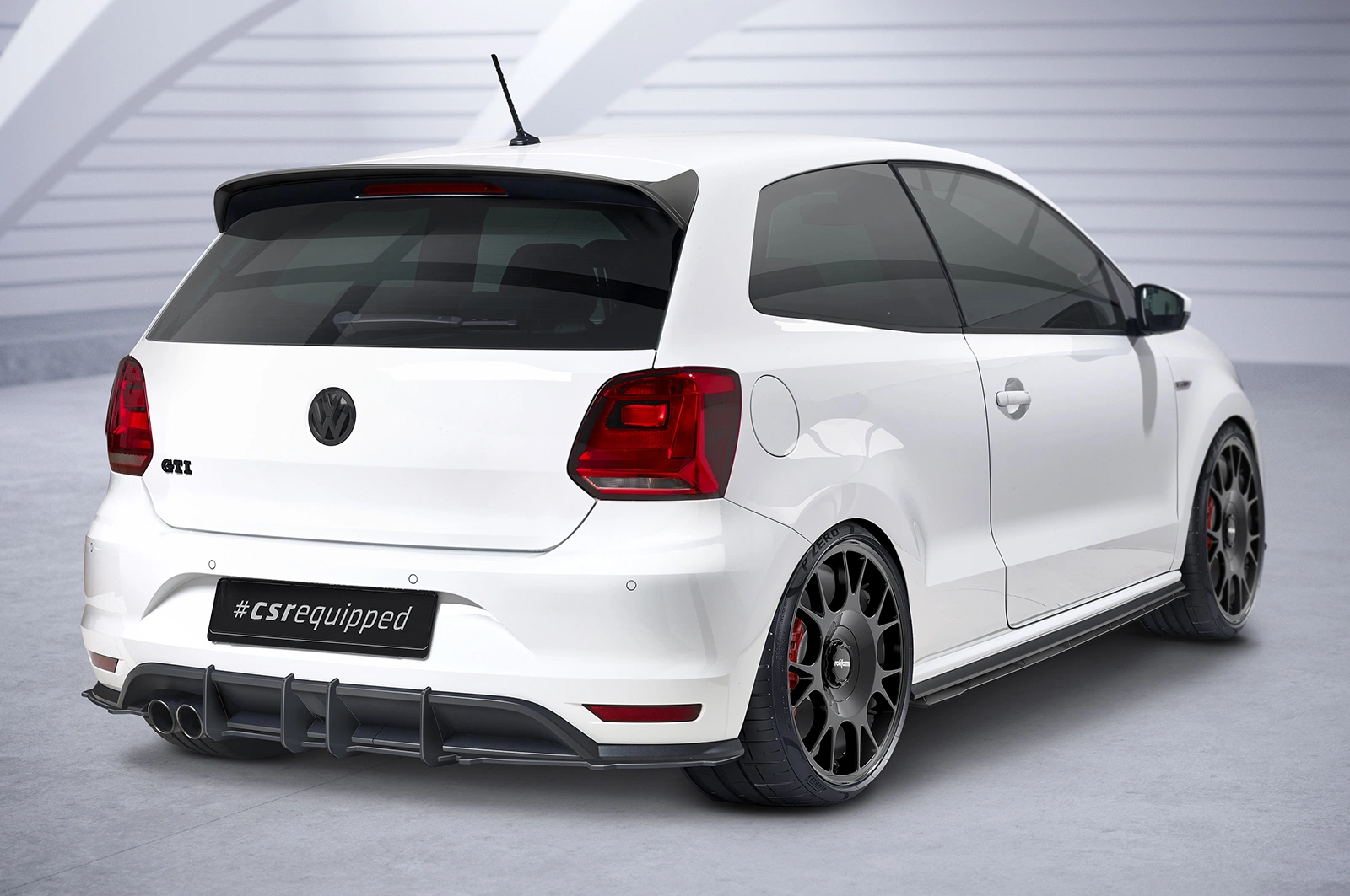 Achterspoiler VW Polo V (Typ 6C) GTI glans zwart 2014–2017 (Facelift)