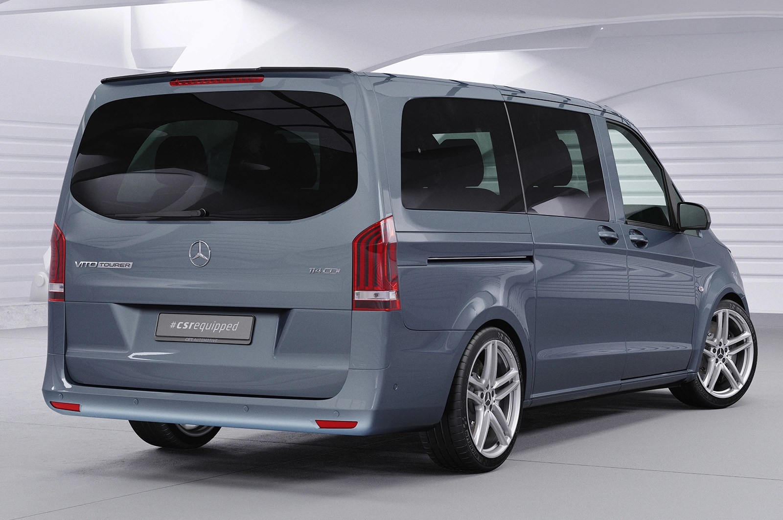 Achterspoiler Mercedes-Benz Vito 447 Tourer Glans Zwart – CSR Automotive