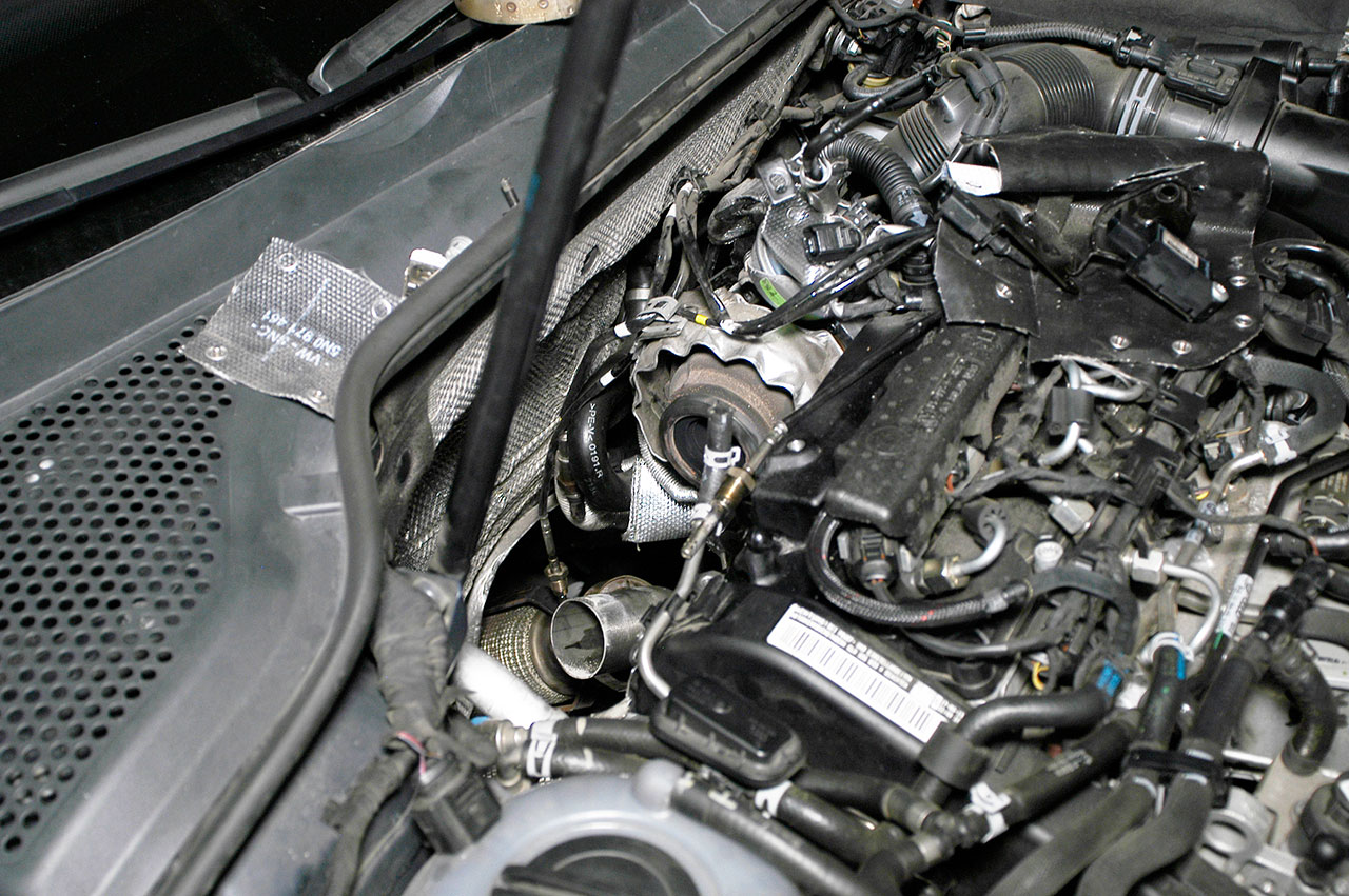 AUDI A3 8V 2.0 TDI (150 Hp) 2012 Turbo Downpipe (replaces diesel soot filter) With sensor bungs (Eur