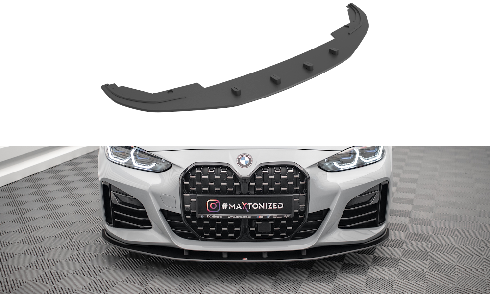 Voorspoiler Street Pro BMW 4 Serie Gran Coupe M Pakket G26 Maxton