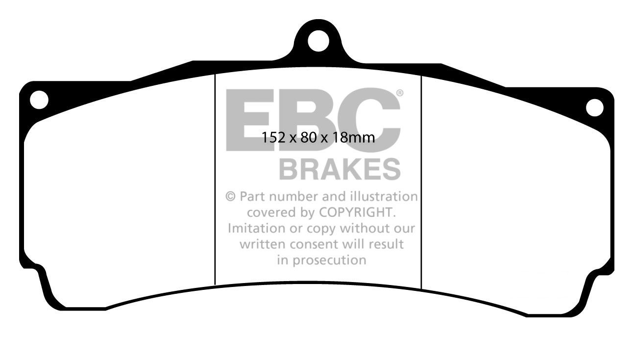 EBC Brakes BMW 330 xDrive 3.0 (E90) 2010-.. Remblokken voorzijde