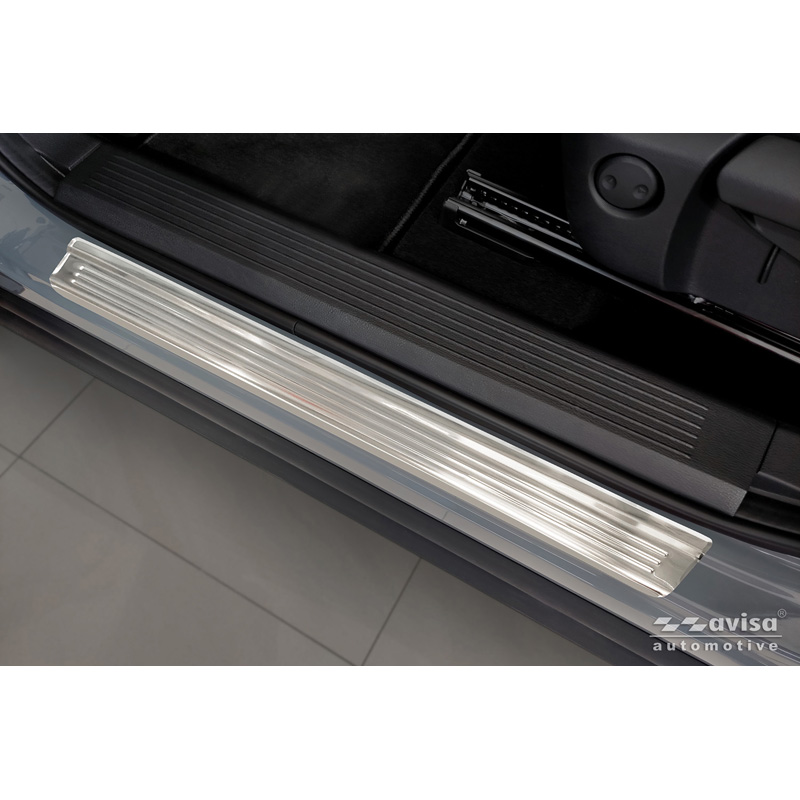 Avisa Zilver RVS Instaplijsten  Nissan Qashqai III 2021-2024 & Facelift 2024- - 'Lines' - 4-delig