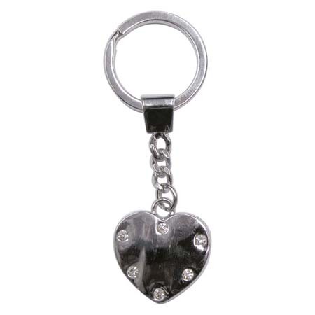Sleutelhanger bling bling 'hart'