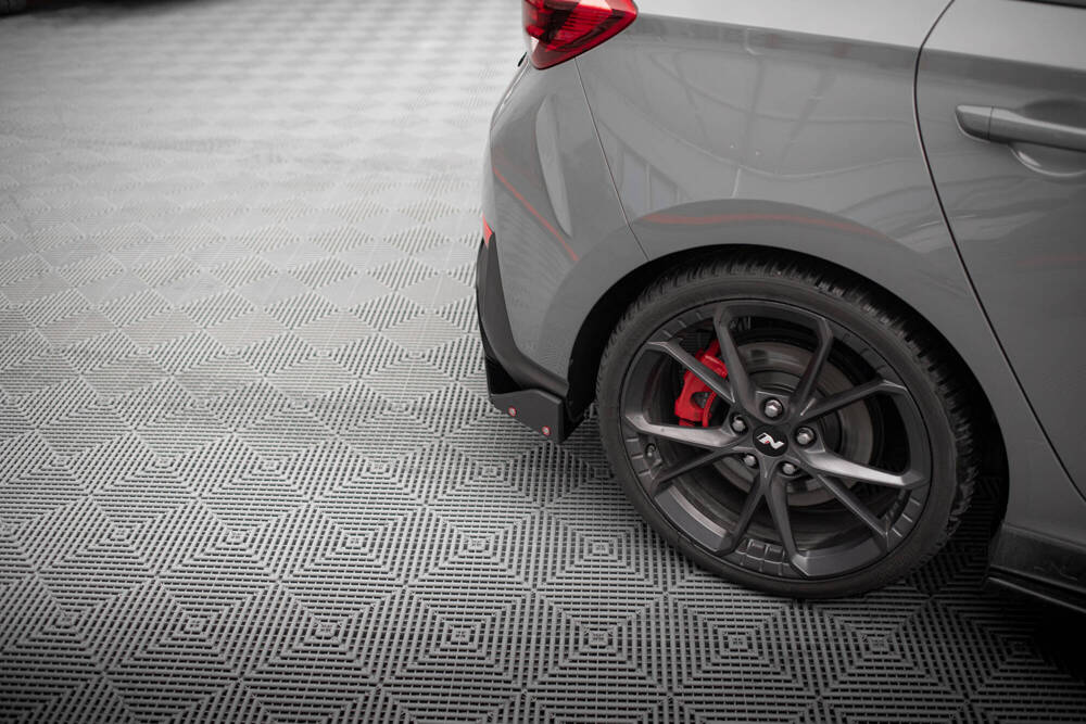 Side Splitters Hyundai I30 N Hatchback Mk3 Facelift Glans Zwart + flaps