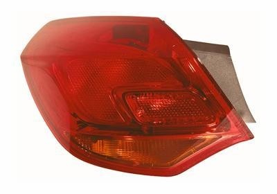achterlicht, 5 drs, buiten, zonder fittingplaat, links Opel Astr