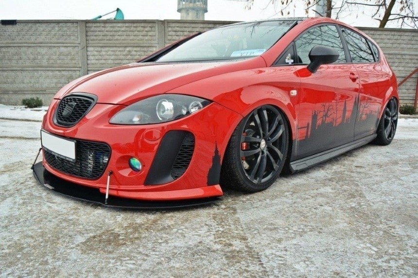Race voorspoiler Seat Leon 1P Maxton Design V.2