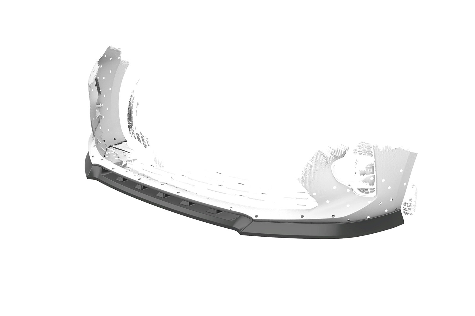 Voorspoiler Opel Corsa F GS-Line glans zwart 07/2019–