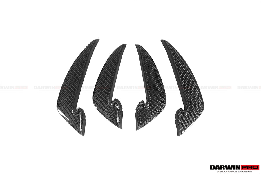 Audi RS4 B9 BKSS Style Front Canards Carbon 2017-2019