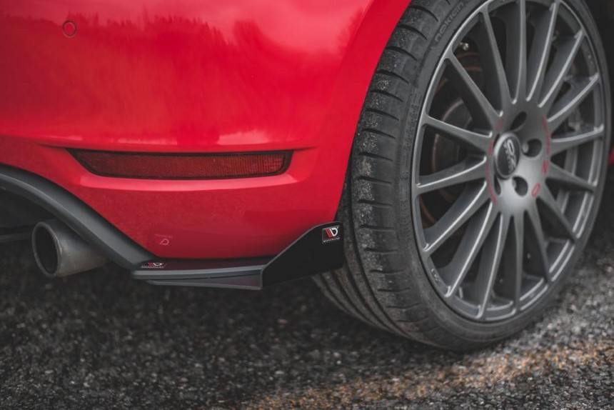 Achterzijde race skirts VW Golf 6 GTI Maxton Design duurzaam
