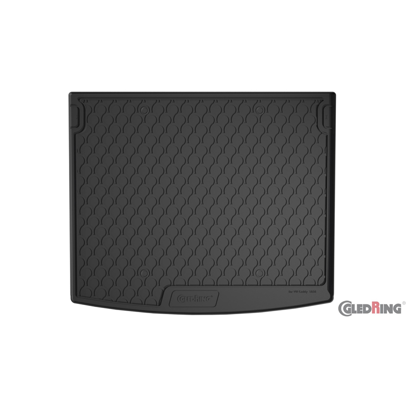 Rubbasol (Rubber) Kofferbakmat  Volkswagen Caddy Life 5-deurs 2010-2015 & 2015-2020