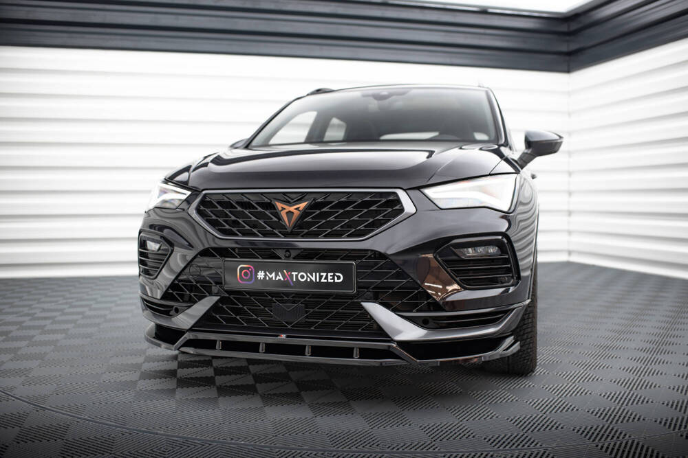 Voorspoiler Cupra Ateca FL Maxton Glans Zwart