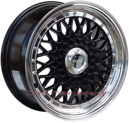 Lenso Wheels BSX 15 pulgadas replica ruedas negro