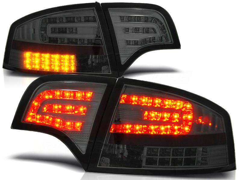 Luces traseras Audi A4, 04-07 LED/LIMOUSINE clear red/black