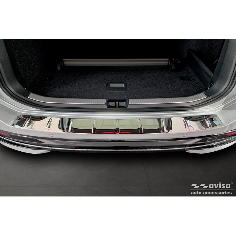 Chroom RVS Achterbumperprotector  Volkswagen Passat Variant (CJ5) 2023- 'Ribs'