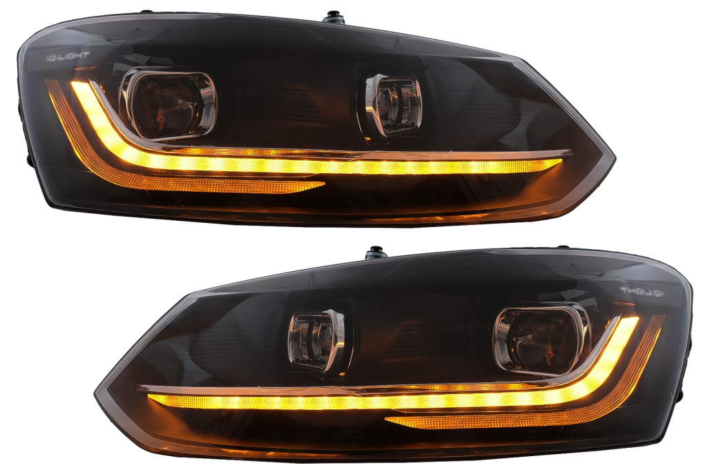Koplampen VW Polo 6R / 6C LED Light Bar Dynamisch