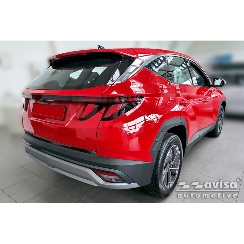 Avisa Zwart Chroom RVS Kofferbak Sierlijst  Hyundai Tucson IV 2020-2024 & Facelift 2024-