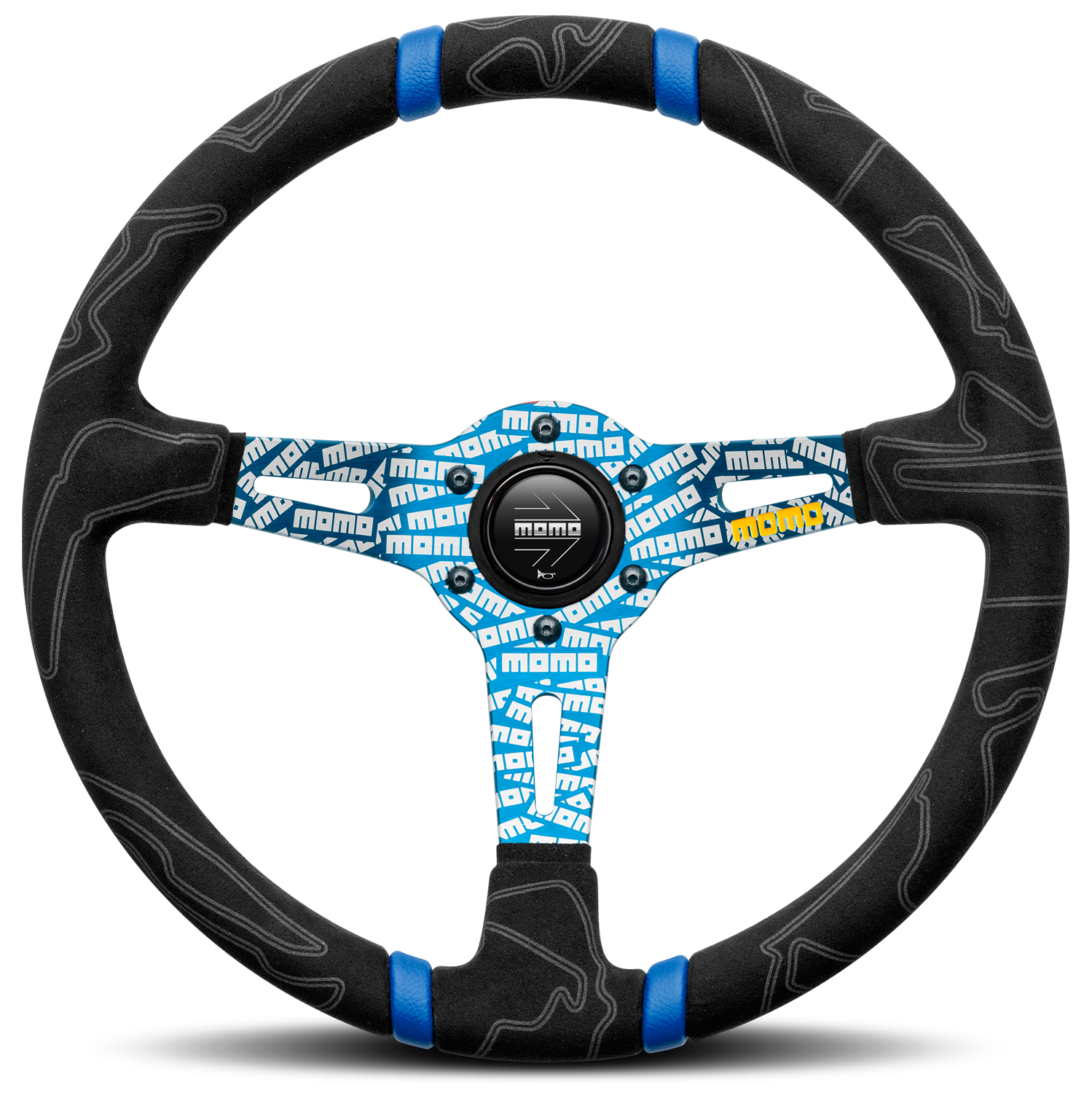 Momo Tuning Ultra 350mm Blauw
