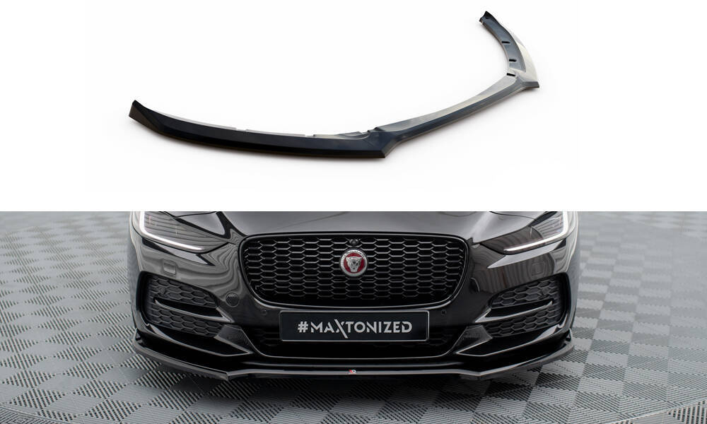 Voorspoiler Jaguar XE X760 FL Maxton Glans Zwart V.1