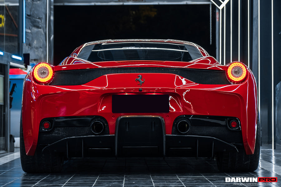 Ferrari 458 Speciale Rear Bumper met Diffuser 2013-2015