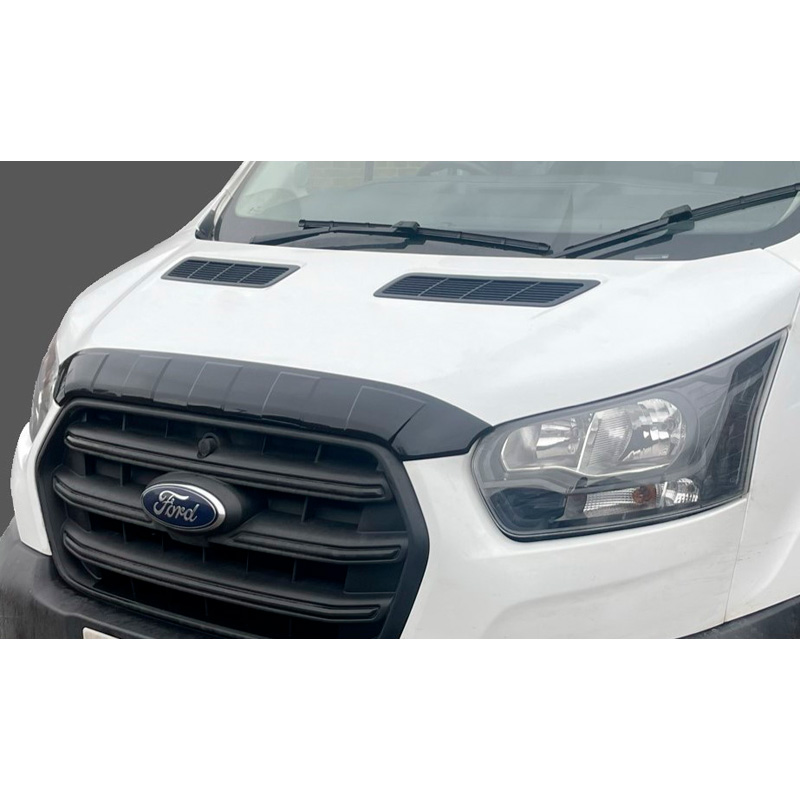 RGM Motorkap cover/beschermer  Ford Transit IV Facelift 2020- Glanzend Zwart
