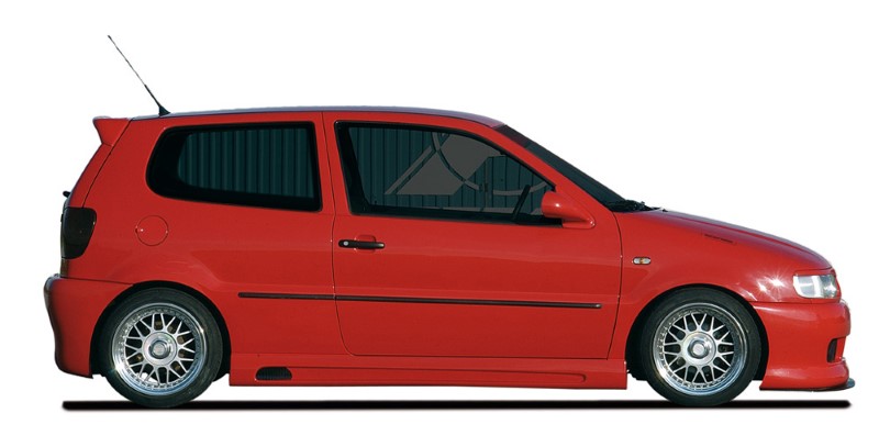 Zijskirts VW Polo 6N Rieger met uitsnede
