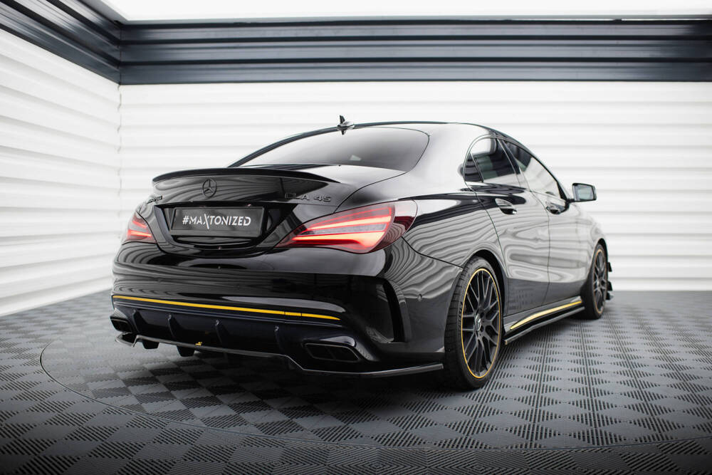 Diffuser Mercedes-AMG CLA 45 C117 FL Maxton Glans Zwart