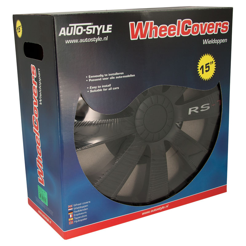 Wieldop Set RS-T Zwart 15''