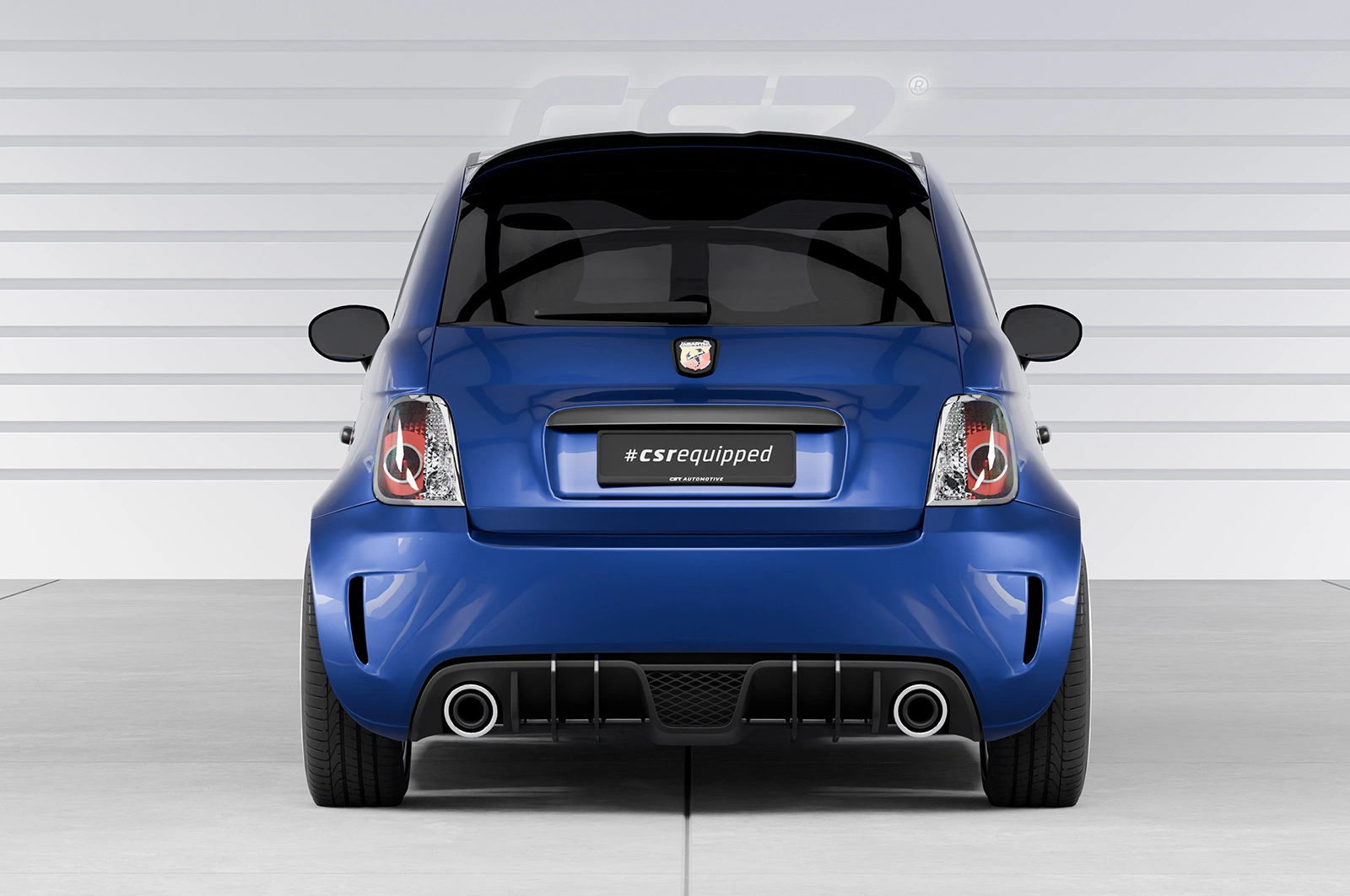 Achterspoiler Fiat 500 Abarth 595 glans zwart – CSR Automotive (08/2012–)