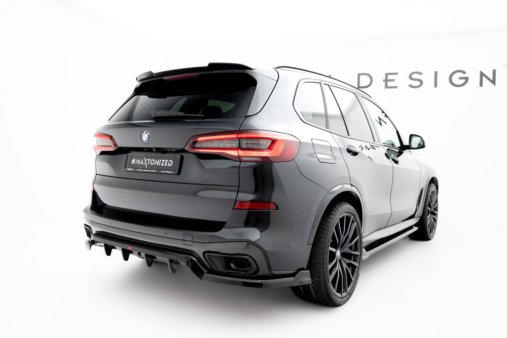 Spoilerverlenging BMW X5 G05 M-Pack Glanzend Zwart Maxton