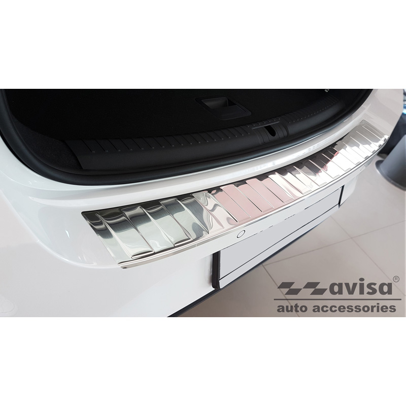 RVS Achterbumperprotector  Seat Leon IV ST Sportstourer incl. FR & Cupra Leon Sportstourer 2020-2024 & FL 2024- 'Ribs'