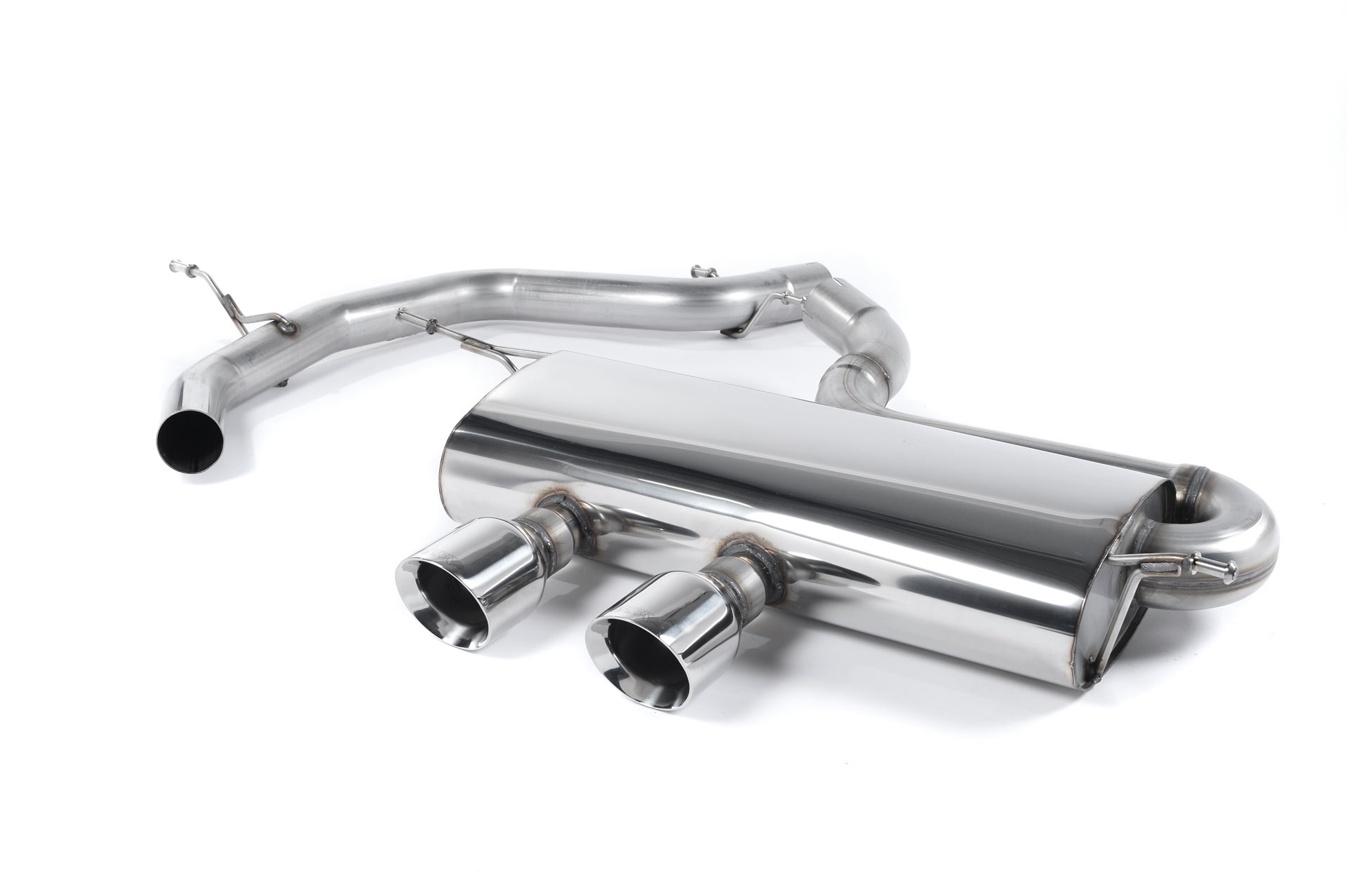 Milltek VW Golf V GTI 2.0 TFSI dual cat-back systeem met 100mm G